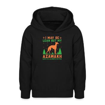 Azawakh Hundebesitzer Arabischer Windhund Tuareg Sloughi - Teenager Hoodie - Schwarz - Vorne - AI Model Teenager Male light (155cm)