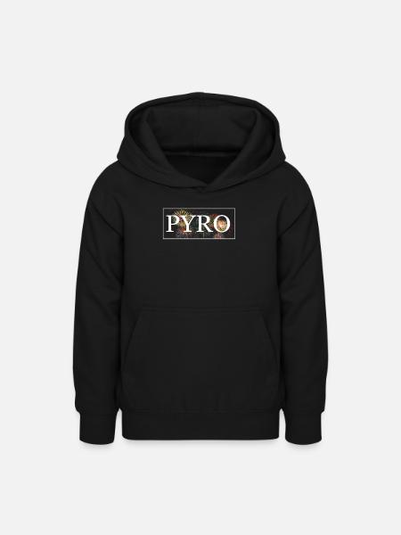 PYRO Feuerwerk Pyrotechniker - Teenager Hoodie - Schwarz
