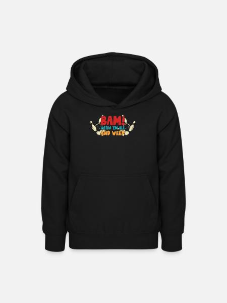 Bowling - Teenager Hoodie - Schwarz