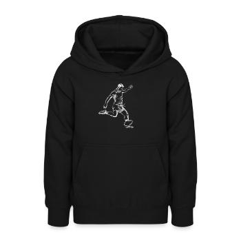 Rugby Sports - Teen Hoodie - black - Front - AI Model Teenager Male light (155cm)