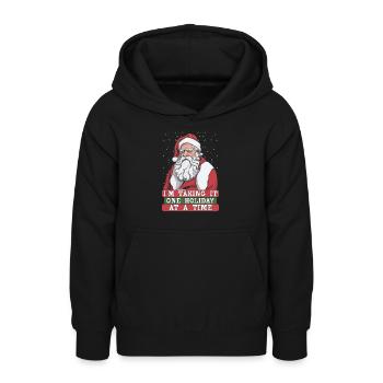 Psychische Gesundheit Weihnachten Anti-weihnachten - Teenager Hoodie - Schwarz - Vorne - AI Model Teenager Male light (155cm)