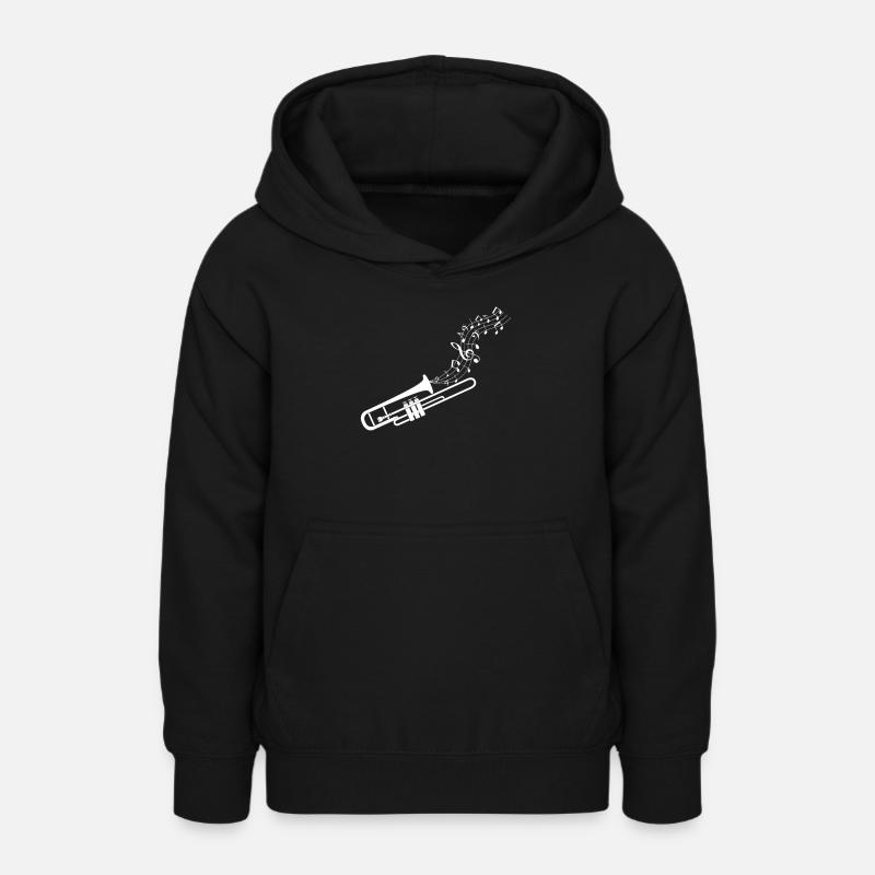 Marching Band Trombone Partitions - Sweat à capuche Ado - noir