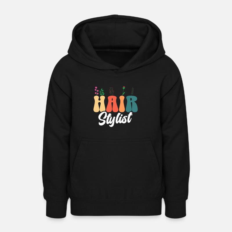 Coiffeur Salon de coiffure Cosmétologie - Sweat à capuche Ado - noir
