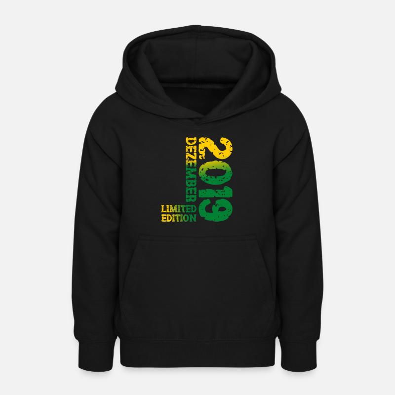 2019 Décembre Édition Limitée 4ème Anniversaire Décoration - Sweat à capuche Ado - noir