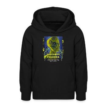Alien Film Plakat, Aliens, Außerirdische - Teenager Hoodie - Schwarz - Vorne - AI Model Teenager Male light (155cm)