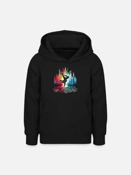 Breakdance Breakdancer Breakdance Kinder - Teenager Hoodie - Schwarz