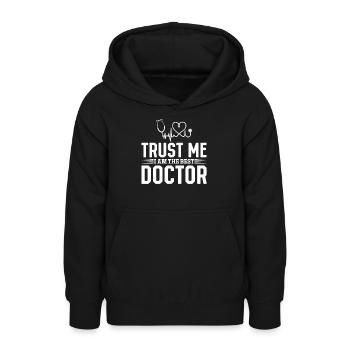 Emergency Doctor - Trust me I Am The Best Doctor - Teenager Hoodie - Schwarz - Vorne - AI Model Teenager Male light (155cm)