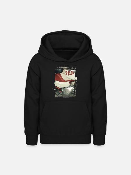 Simson Star - Teenager Hoodie - Schwarz