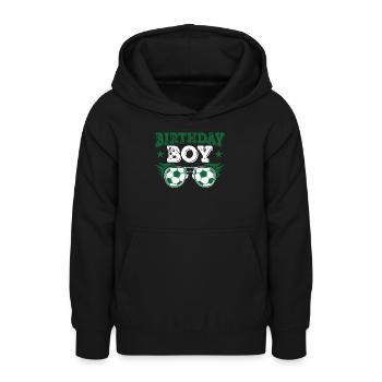 Geburtstagsbuldenfußballspieler Bday Team Party - Teenager Hoodie - Schwarz - Vorne - AI Model Teenager Male light (155cm)