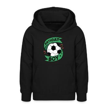 Geburtstagsbuldenfußballspieler Bday Team Party - Teenager Hoodie - Schwarz - Vorne - AI Model Teenager Male light (155cm)