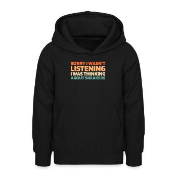 Sneakers - Teen Hoodie - black - Front - AI Model Teenager Male light (155cm)