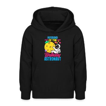 Kindergeburtstag Astronaut Familienmitglieder - Teenager Hoodie - Schwarz - Vorne - AI Model Teenager Male light (155cm)
