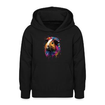 Meerschweinchen - Teenager Hoodie - Schwarz - Vorne - AI Model Teenager Male light (155cm)
