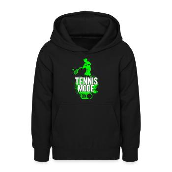Funny Tennis Player Racket Tennis - Teenager Hoodie - Schwarz - Vorne - AI Model Teenager Male light (155cm)