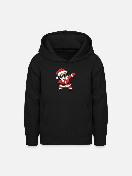 Dubbing Santa - Teenager Hoodie - Schwarz