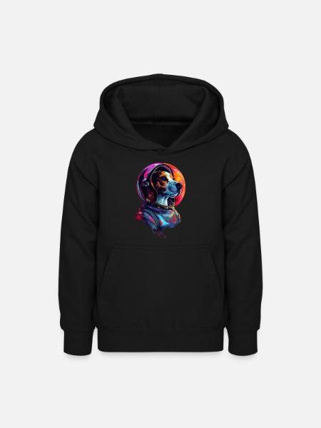 Beagle - Teenager Hoodie - Schwarz