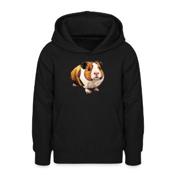 Meerschweinchen - Teenager Hoodie - Schwarz - Vorne - AI Model Teenager Male light (155cm)