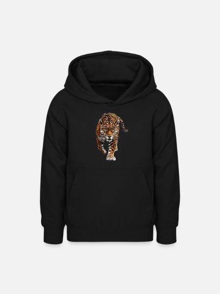 Jaguare Jaguar - Teenager Hoodie - Schwarz