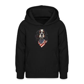 Cavalier King Charles - Teenager Hoodie - Schwarz - Vorne - AI Model Teenager Male light (155cm)