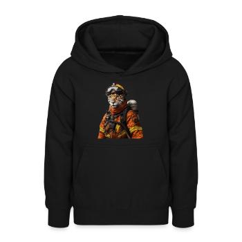 Jaguar - Teenager Hoodie - Schwarz - Vorne - AI Model Teenager Male light (155cm)