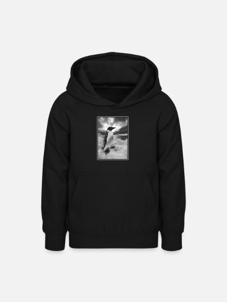 Pinguine Pinguin - Teenager Hoodie - Schwarz
