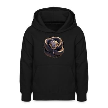 Schlangen Schlange - Teenager Hoodie - Schwarz - Vorne - AI Model Teenager Male light (155cm)