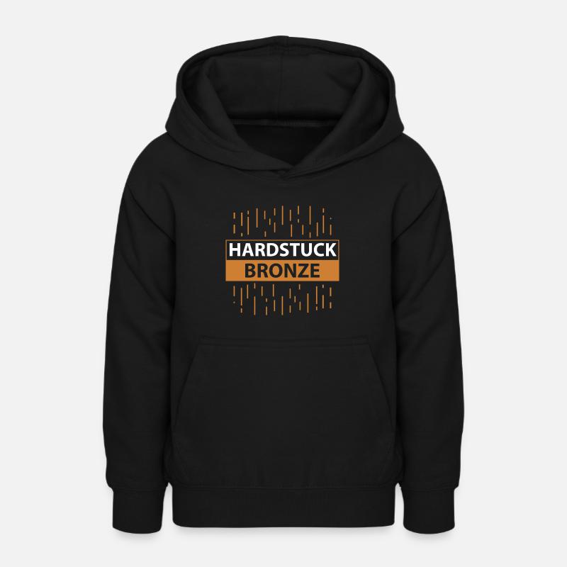Hardstucco Bronze - Sweat à capuche Ado - noir