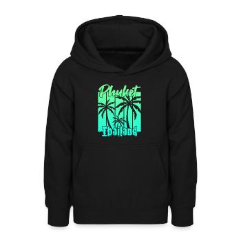 Phuket Thailand Sonnenuntergang - Teenager Hoodie - Schwarz - Vorne - AI Model Teenager Male light (155cm)