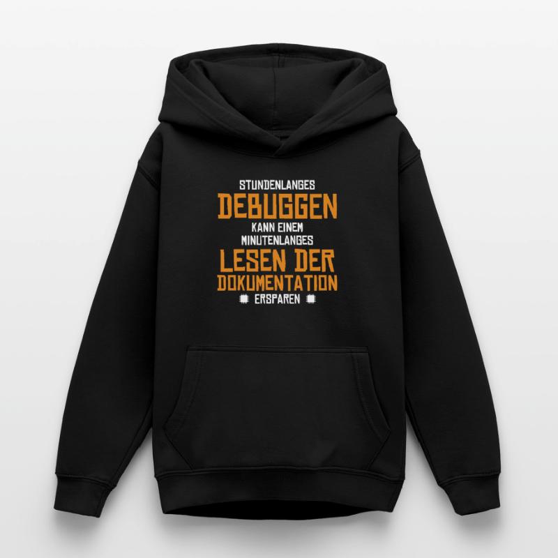 Stundenlanges Debuggen Softwareingenieur Coder Teenager Hoodie