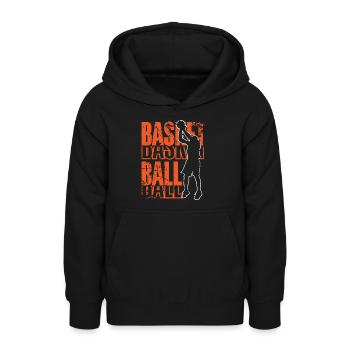 Basketball Basketballer - Teenager Hoodie - Schwarz - Vorne - AI Model Teenager Male light (155cm)