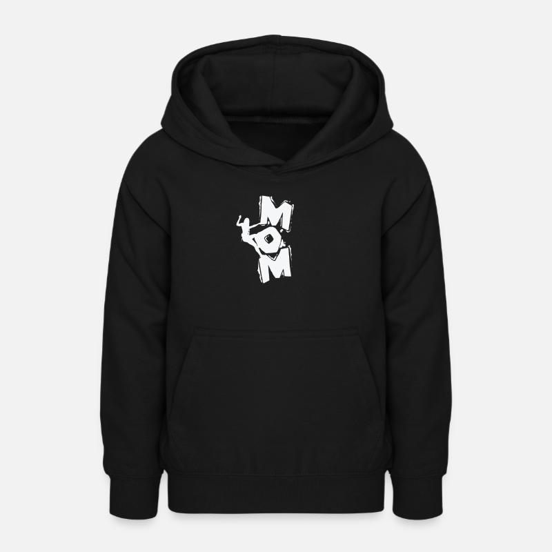 Maman Escalade de bloc - Sweat à capuche Ado - noir