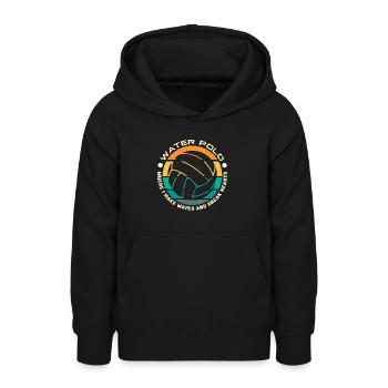 Water Polo Where I Make Waves And Water Sports - Teenager Hoodie - Schwarz - Vorne - AI Model Teenager Male light (155cm)