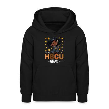 Future HBCU Grad - Teenager Hoodie - Schwarz - Vorne - AI Model Teenager Male light (155cm)
