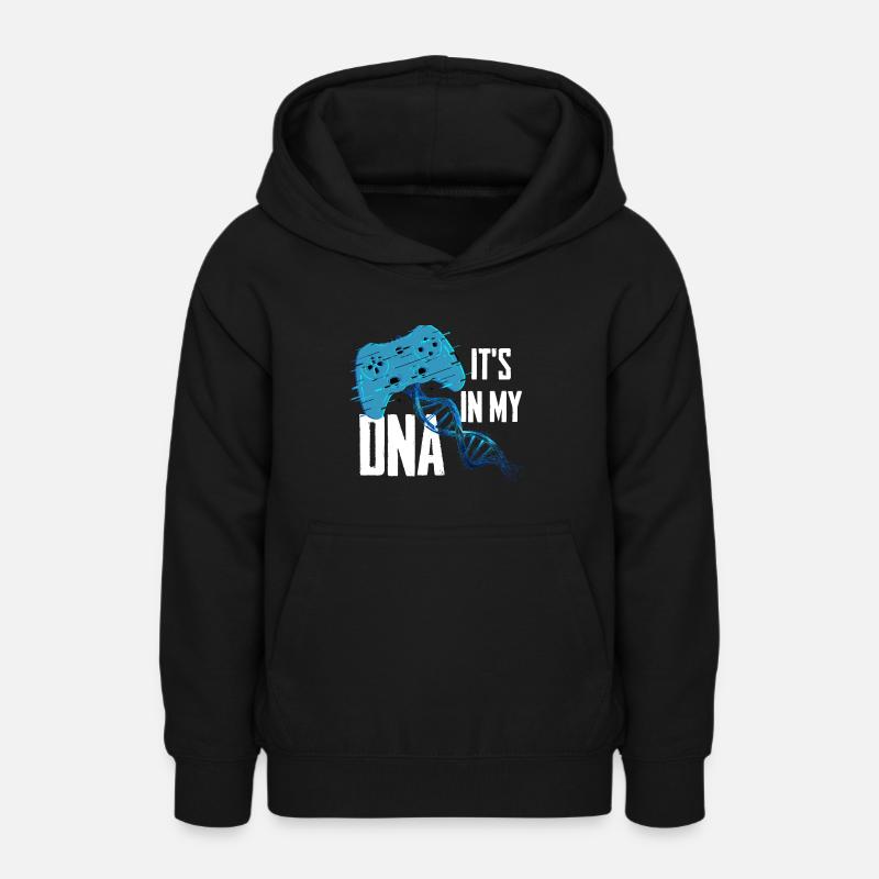 Gamer - C’est dans mon ADN - Sweat à capuche Ado - noir