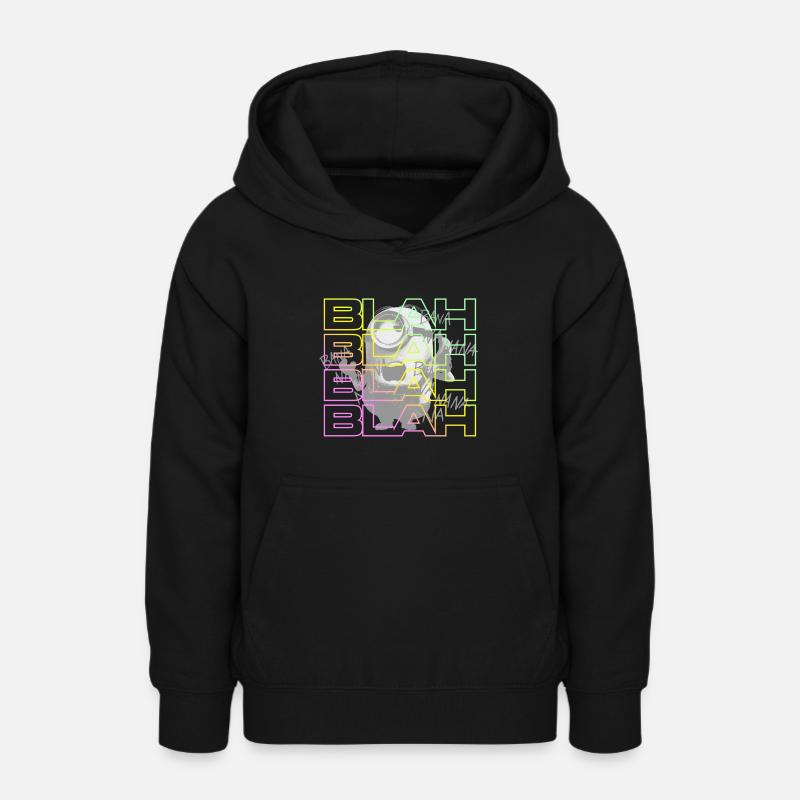 Les Minions Stuart Blah Blah Blah - Sweat à capuche Ado - noir