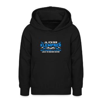 Sanitär Klempner Anlagenmechaniker Geschenk - Teenager Hoodie - Schwarz - Vorne - AI Model Teenager Male light (155cm)