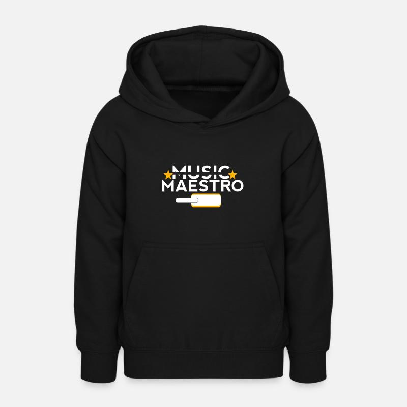 Maestro de la musique - Sweat à capuche Ado - noir