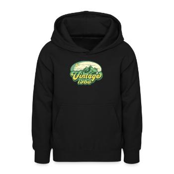 Jahrgang 1983 - Naturliebhaber - Teenager Hoodie - Schwarz - Vorne - AI Model Teenager Male light (155cm)