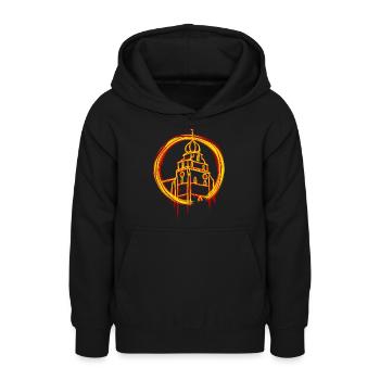 Stiftskirche Herrenberg - Teenager Hoodie - Schwarz - Vorne - AI Model Teenager Male light (155cm)
