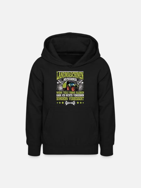 Landmaschinenmechaniker - Teenager Hoodie - Schwarz