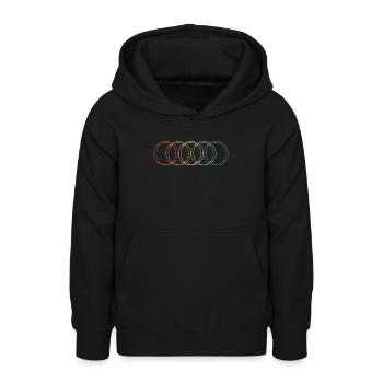 Rhönrad Turnen Gymnastik Rhönräder Wheel - Teenager Hoodie - Schwarz - Vorne - AI Model Teenager Male light (155cm)