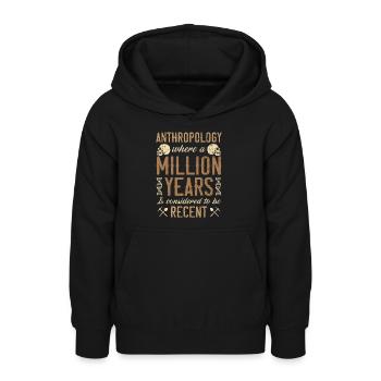 Anthropology Teacher Science Anthropologist - Teen Hoodie - black - Front - AI Model Teenager Male light (155cm)
