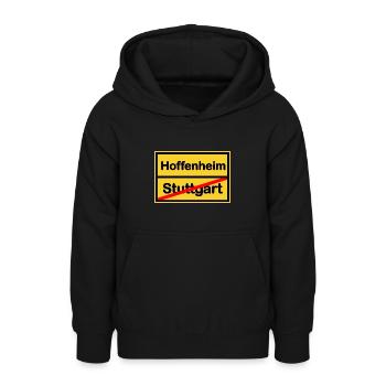 Die Hoffenheim Unterstützer - Teenager Hoodie - Schwarz - Vorne - AI Model Teenager Male light (155cm)