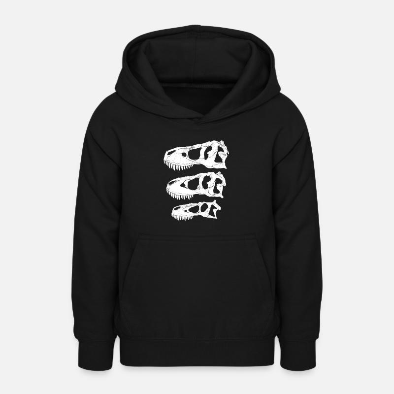 Daspletosaurus Tarbosaurus Tyrannosaurus Rex - Sweat à capuche Ado - noir