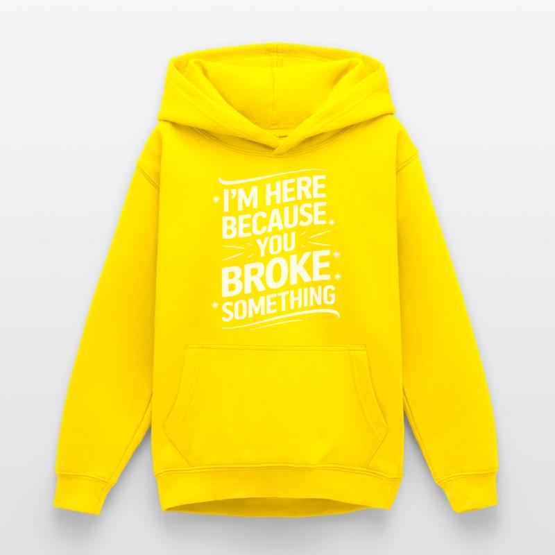 Technischer Support Computerfreak Nerd Teenager Hoodie