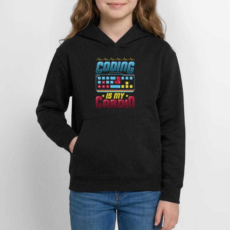 Coding is my cardio, code programmer Teen Hoodie