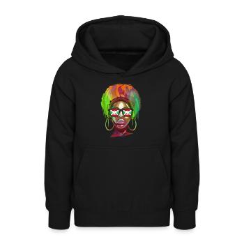 Burundi - Teenager Hoodie - Schwarz - Vorne - AI Model Teenager Male light (155cm)