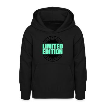 limited edition - Teenager Hoodie - Schwarz - Vorne - AI Model Teenager Male light (155cm)