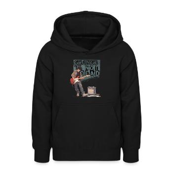 Grunge NOT Dead 02 - Teen Hoodie - black - Front - AI Model Teenager Male light (155cm)