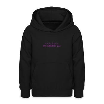 das habe ich noch nie gesehen - Teenager Hoodie - Schwarz - Vorne - AI Model Teenager Male light (155cm)